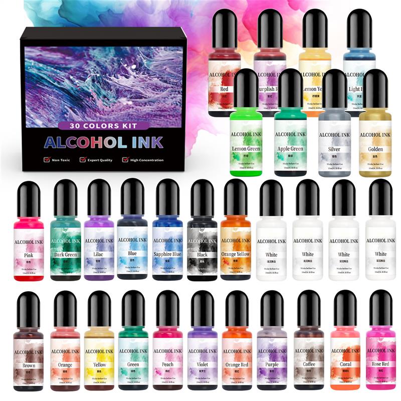 Resin Dye Alcohol - 1 Set Art Inkt Alcohol Epoxyhars