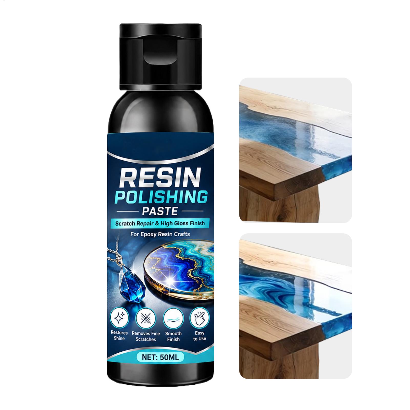 Resin Craft Workshop - 50ml Zachte, langdurige harspolijstpasta Oppervlakteschuurmiddel voor
