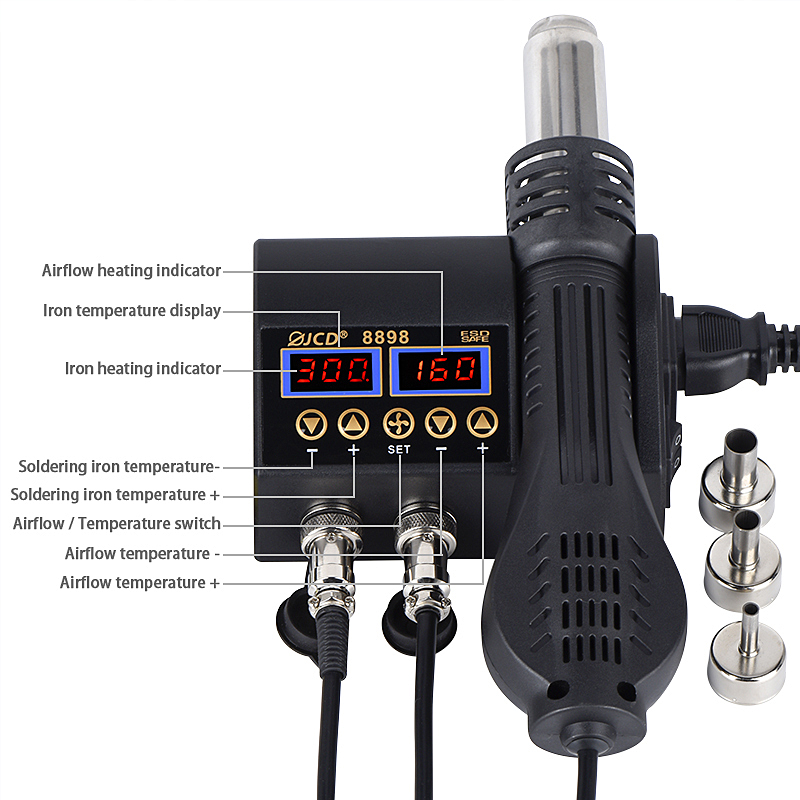 2 in 1 750 W Heteluchtpistool  - Heat Gun Small recensie en prijs
